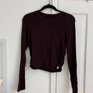 Vuori Dark Brown Long Sleeve Top